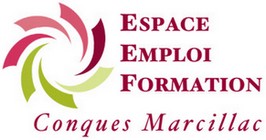 Logo de l'Espace Emploi Formation Conques-Marcillac