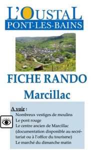 Fiche randonnée Marcillac