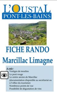 Fiche randonnée Marcillac Limagne