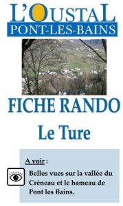 Fiche randonnée Le Ture