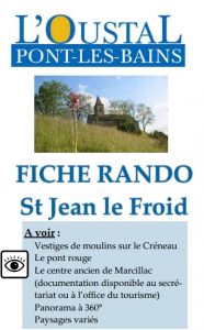 Fiche randonnée Saint-Jean-le-Froid